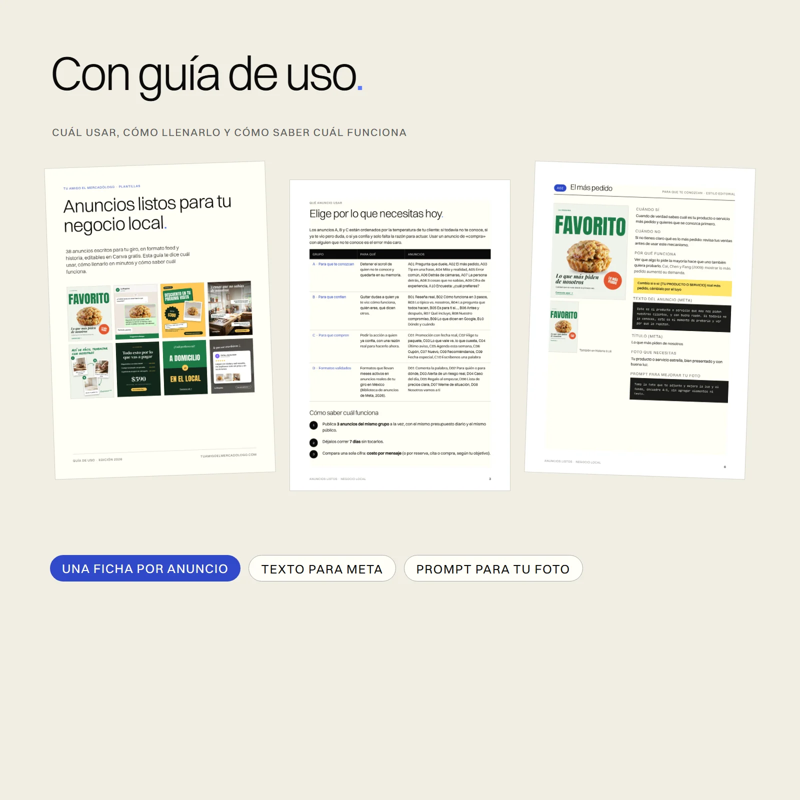 Anuncios listos para Negocio local: guia