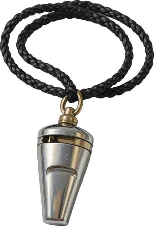 Silbato deportivo con cordón