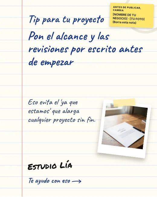 Anuncio de ejemplo del pack Freelancers