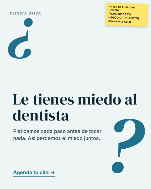 Anuncio de ejemplo del pack Clínicas y consultorios