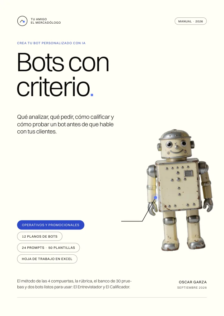 Portada: Crea tu bot personalizado con IA